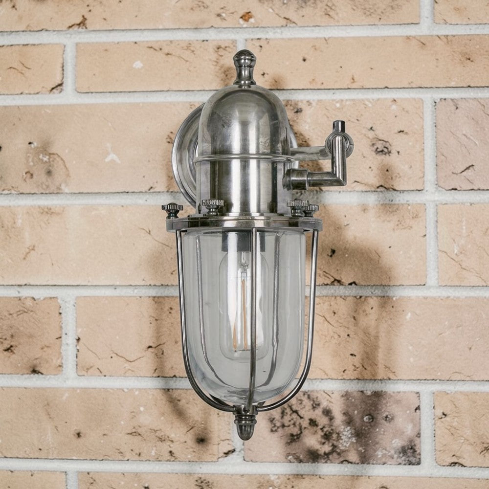 Chapel Outdoor Wall Light Outdoor Silver