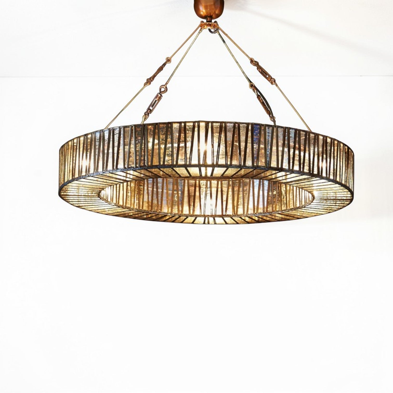Chelton Ceiling Pendant Brass ELJE15309