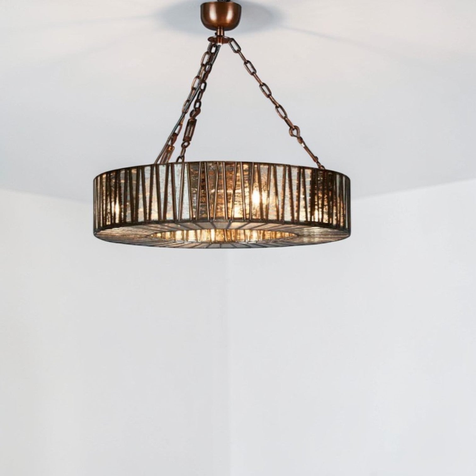 Chelton Ceiling Pendant Small Brass ELJE16085