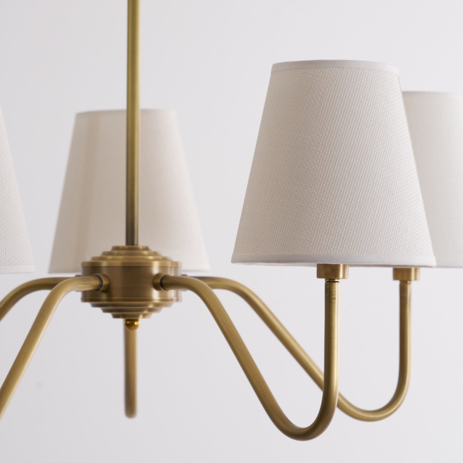 Solenne Antique Brass Chandelier (5 Lamps)