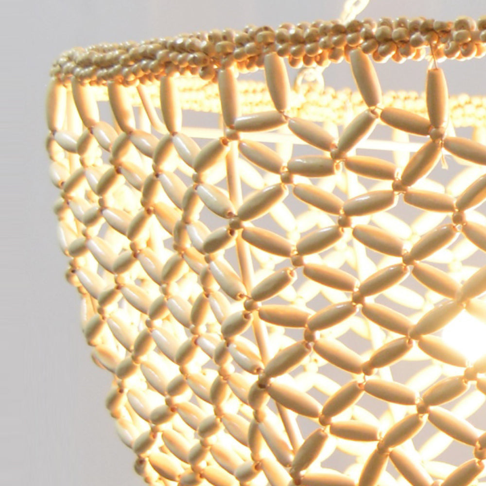 Linney Large Handcrafted Beaded Pendant Lamp