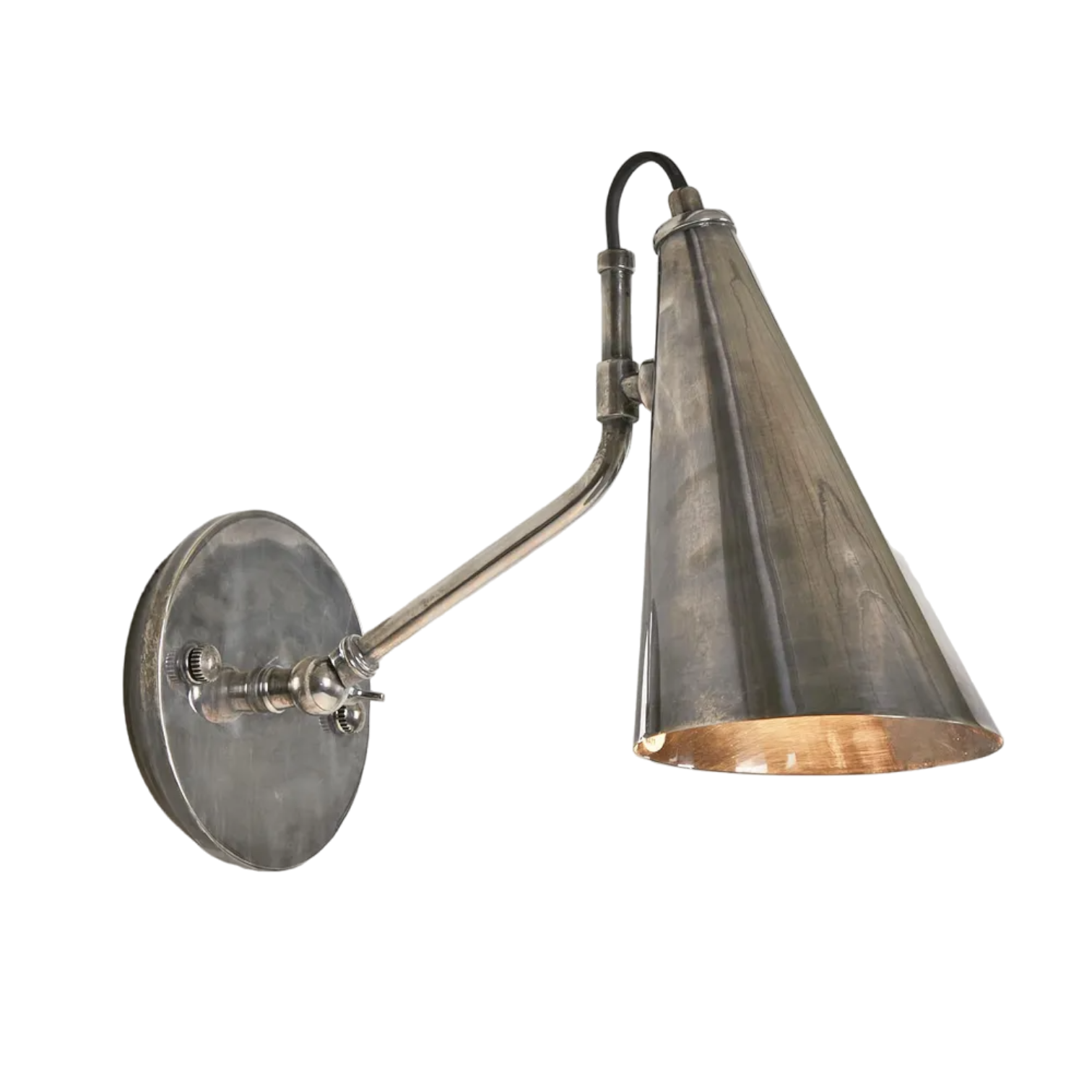 Cloudy Bay Wall Light Antique Silver