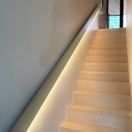 Tirari Premium Australian Flat Timber LED Handrails