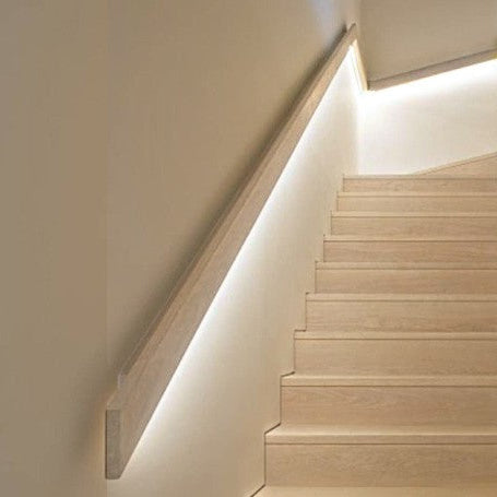 Tirari Premium Australian Flat Timber LED Handrails