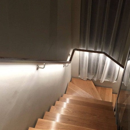 Simpson Premium Australian Round Timber LED Handrails