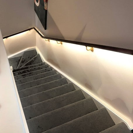 Simpson Premium Australian Round Timber LED Handrails