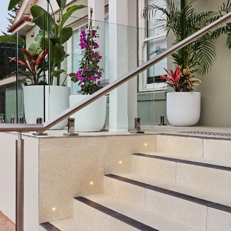 Pedirka Stainless Steel Round LED Handrails