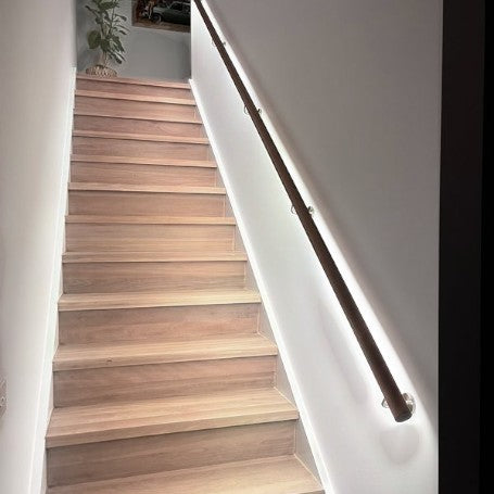 Simpson Premium Australian Round Timber LED Handrails
