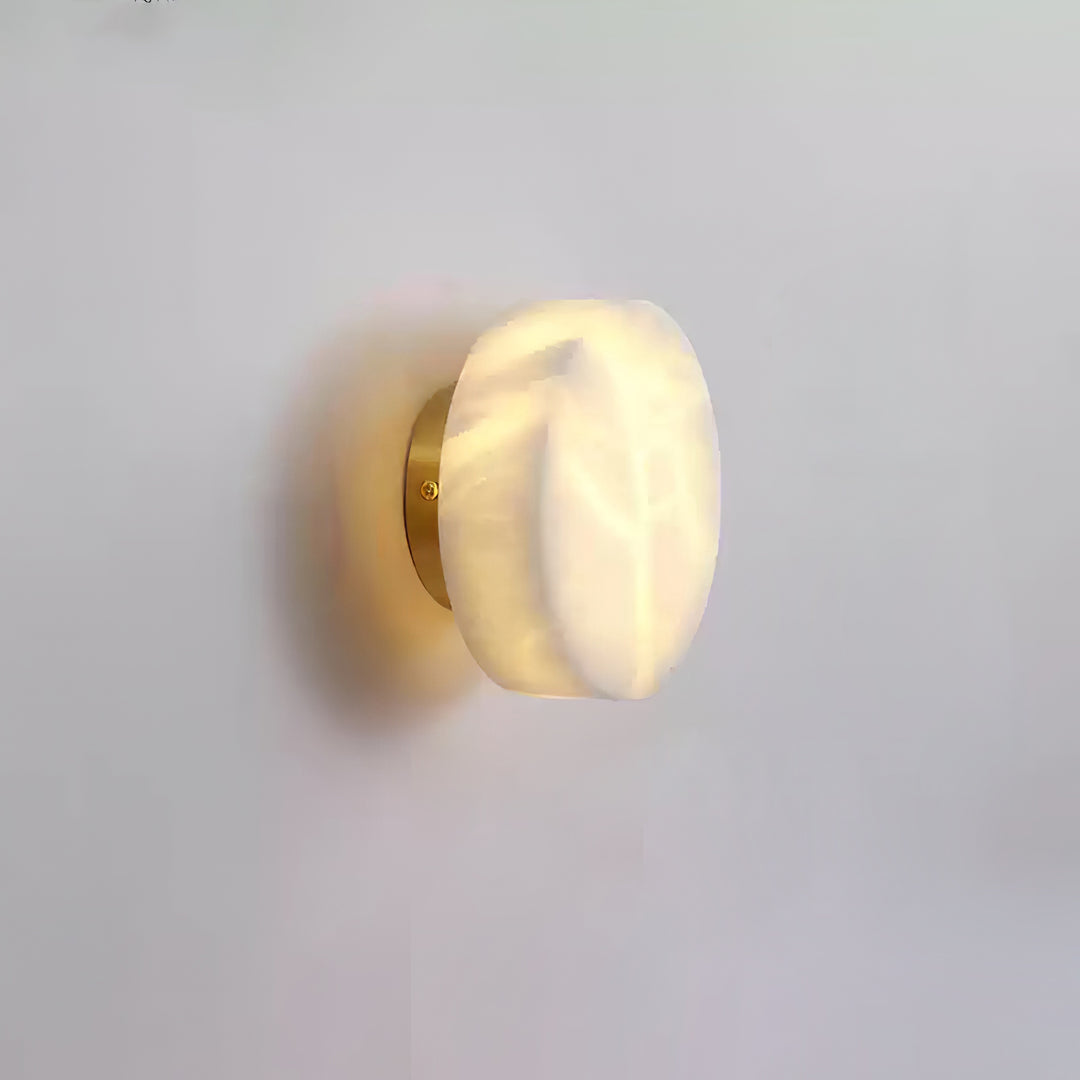 Lumbre Cylindrical Alabaster Wall Light - Medium