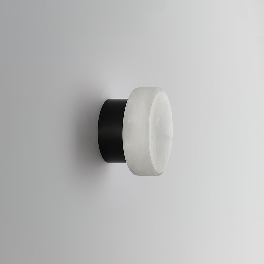 Lumbre Cylindrical Alabaster Wall Light - Medium