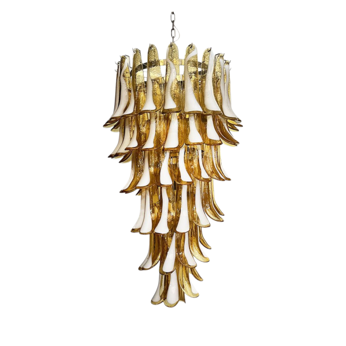 Daniella Murano Petals Spiral Chandelier