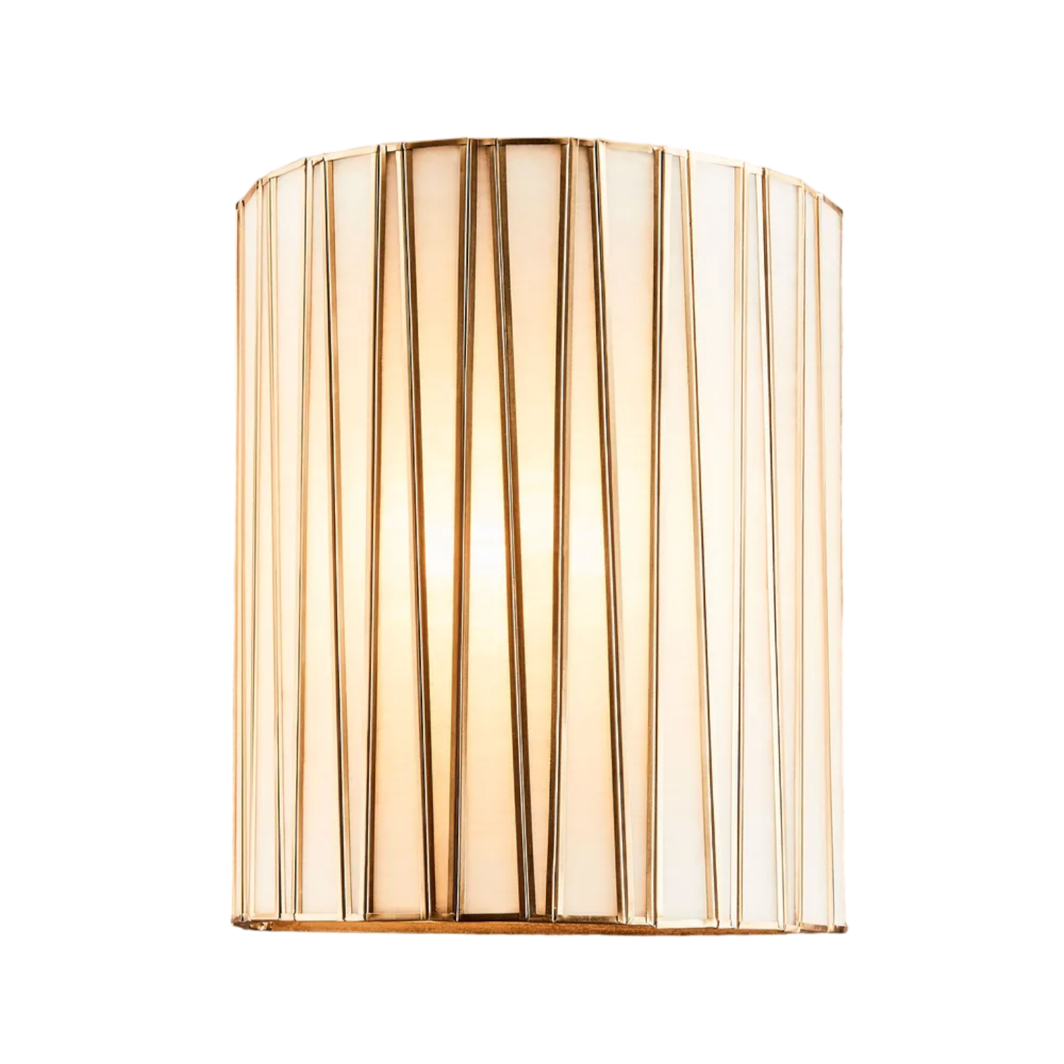 Destiny Half Round Wall Light Brass