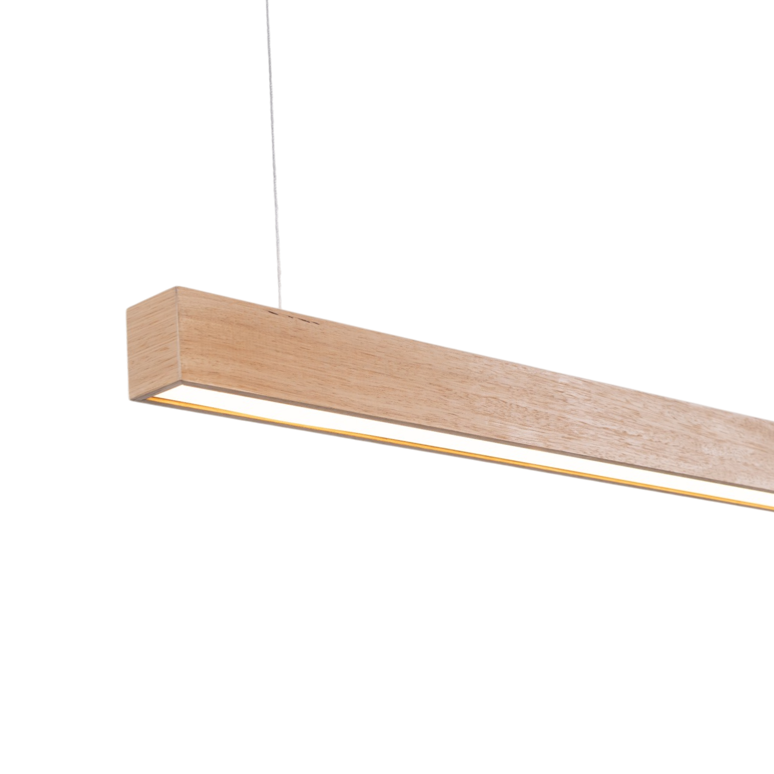 Devonport Australian Timber Linear LED Pendant Lamp (Natural Clear Finish)