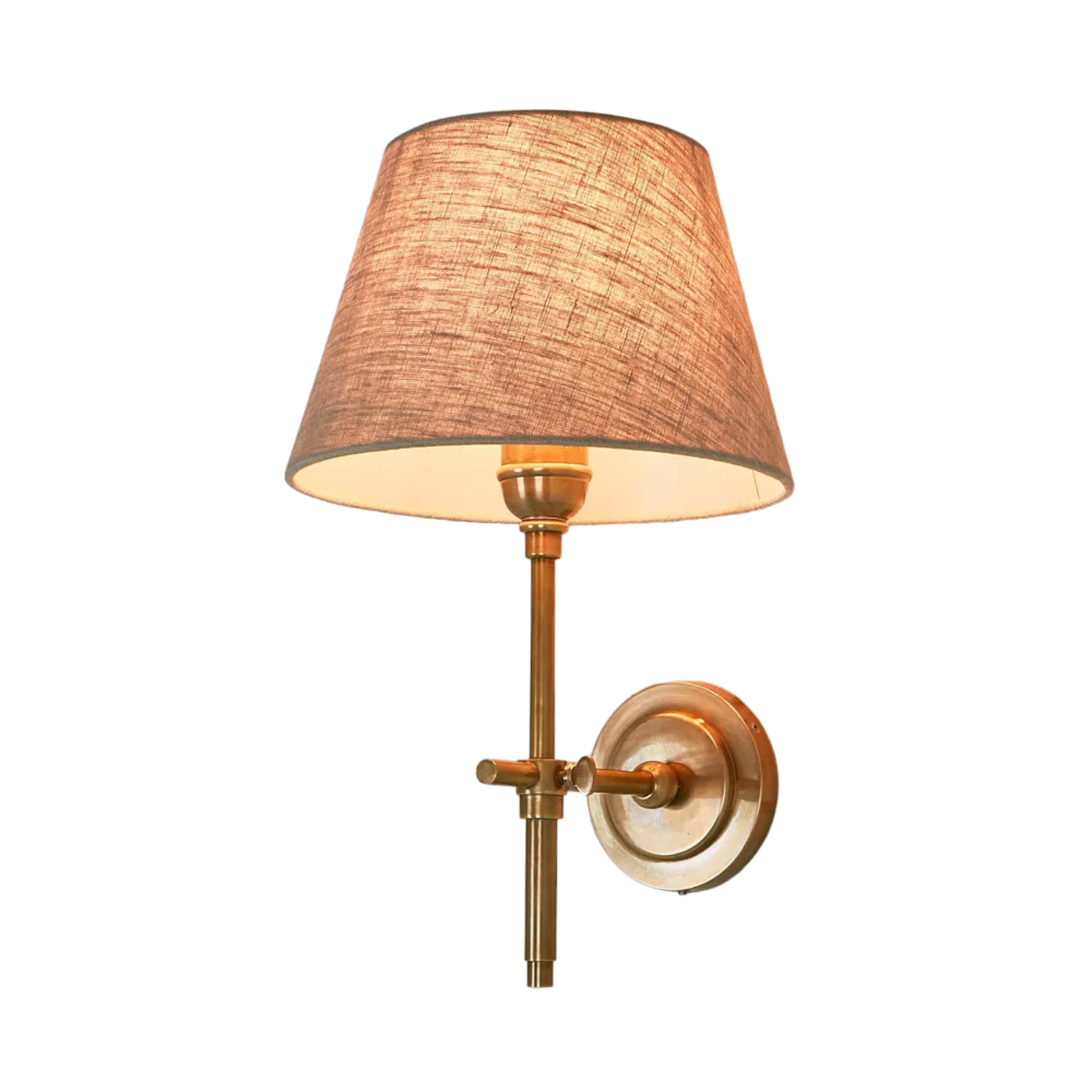 Dino Wall light Base Antique Brass