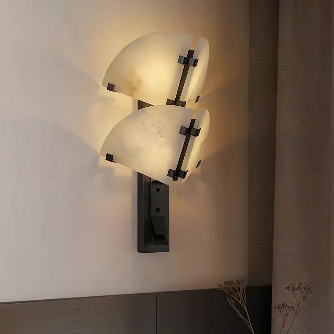 Valenza Alabaster Wall Light - 2 tier