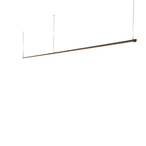 Simpson Australian Timber Linear LED Pendant Lamp (Brown Walnut Finish)