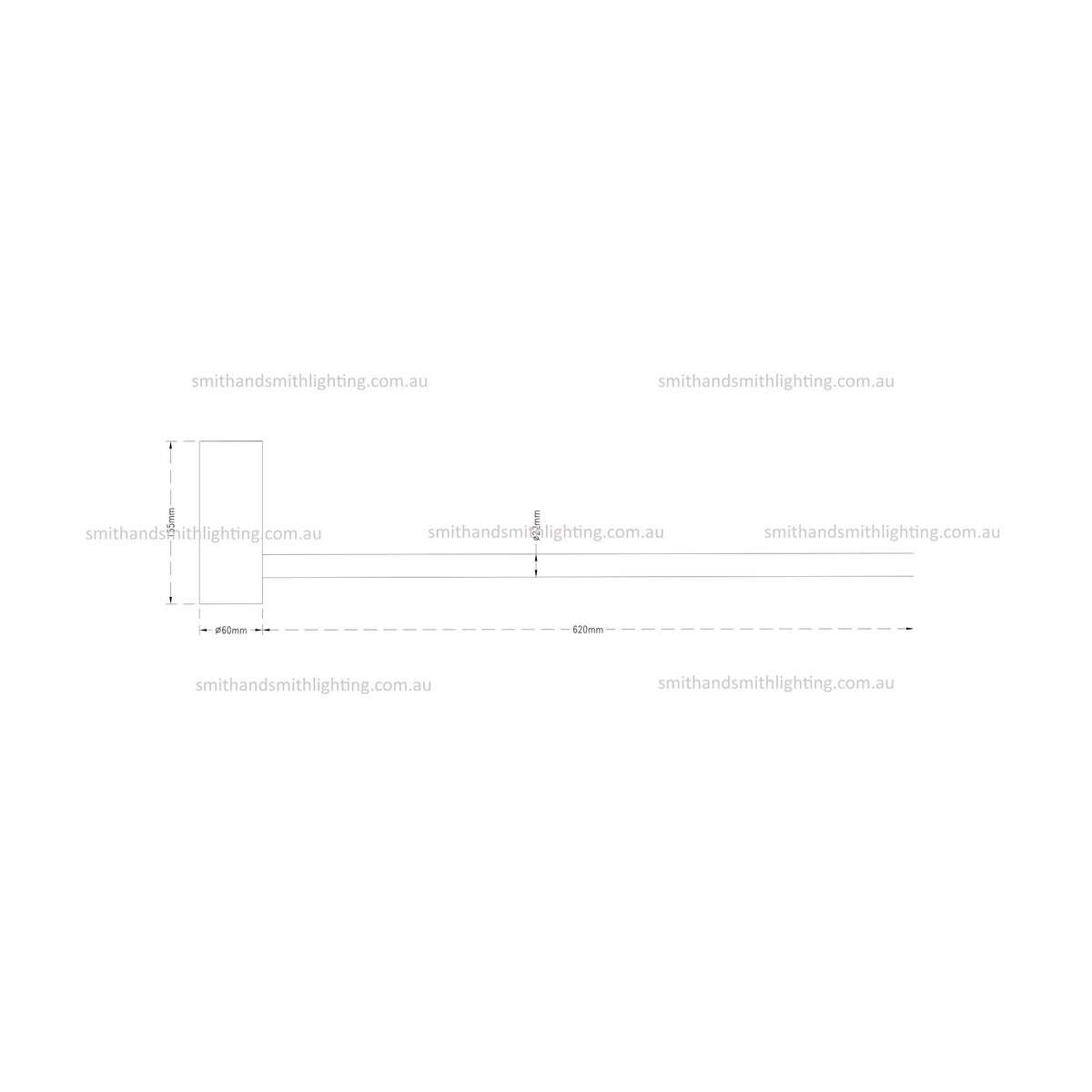 Kakadu LED Linear Wall/Ceiling Lamp