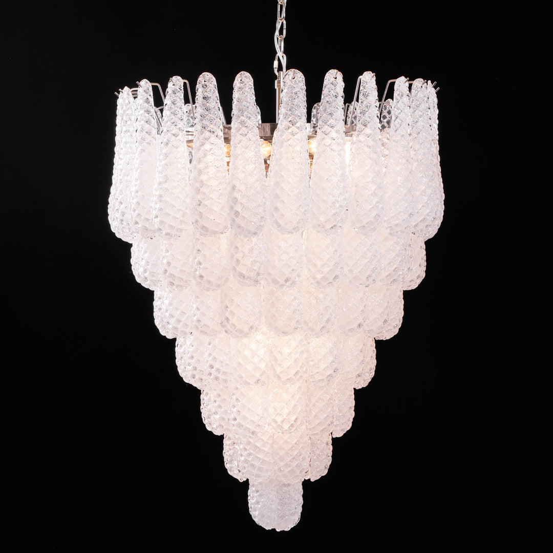 Mirabella Murano Glass Droplet Chandelier - 7 layer