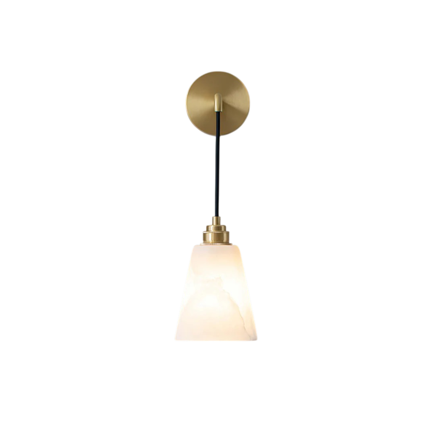 Onice Droplet Alabaster Wall Lamp