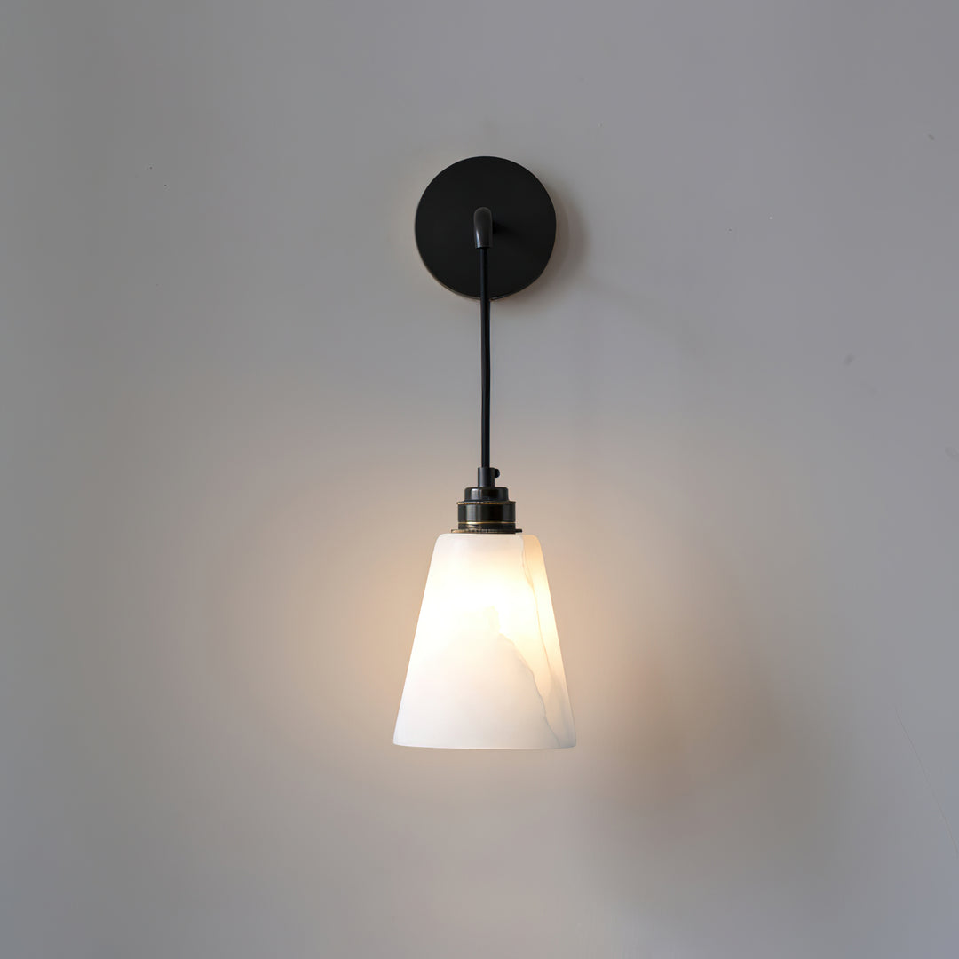 Onice Droplet Alabaster Wall Lamp
