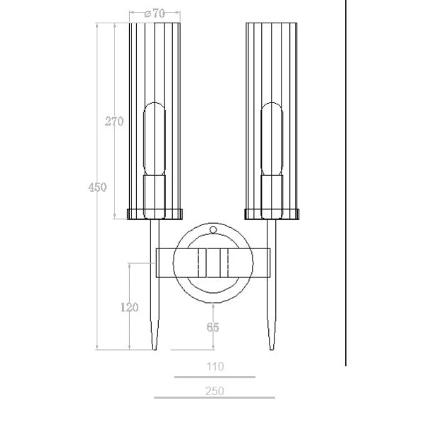 Duncraig Double Sconce Wall Lamp