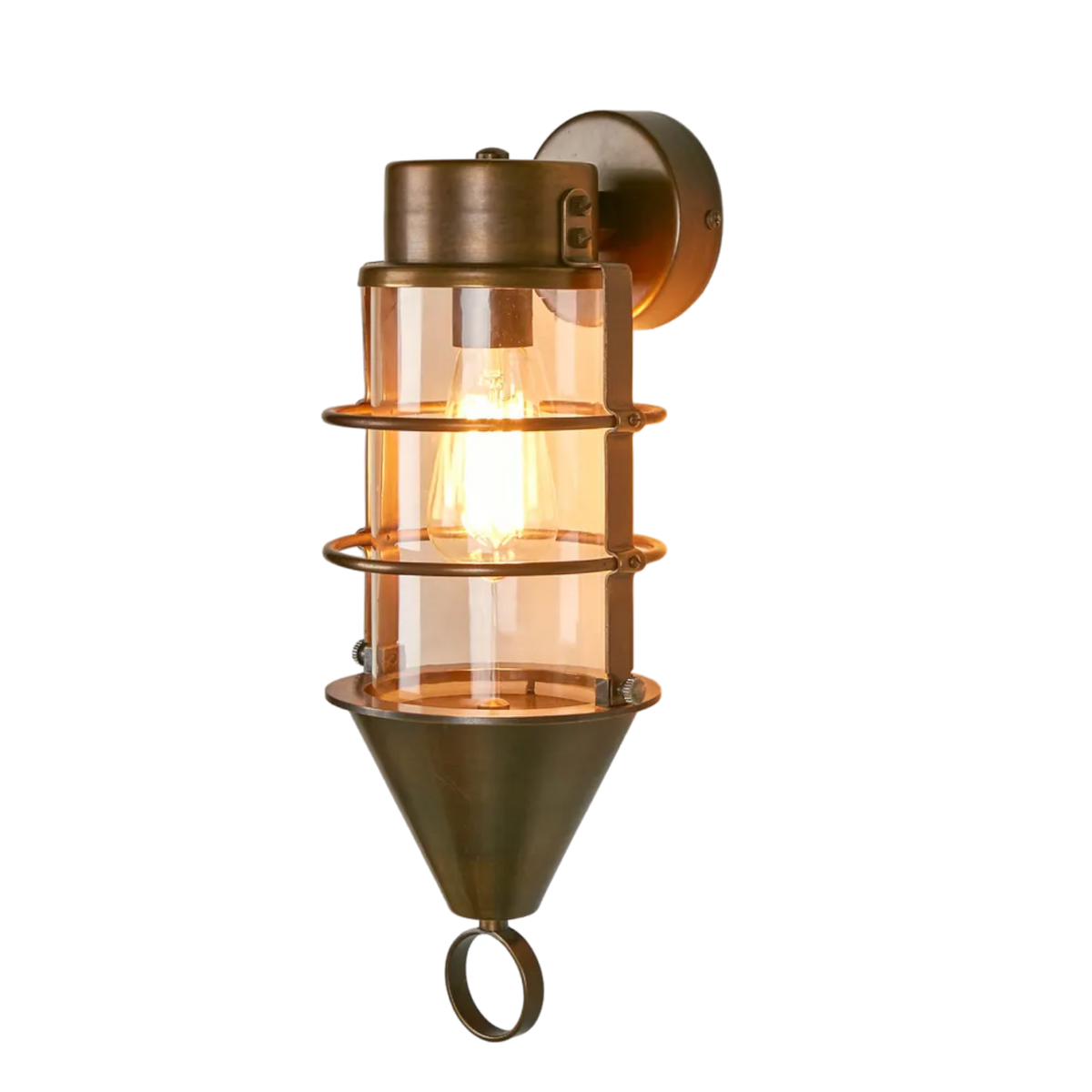Eastwood Outdoor Wall Light Brass