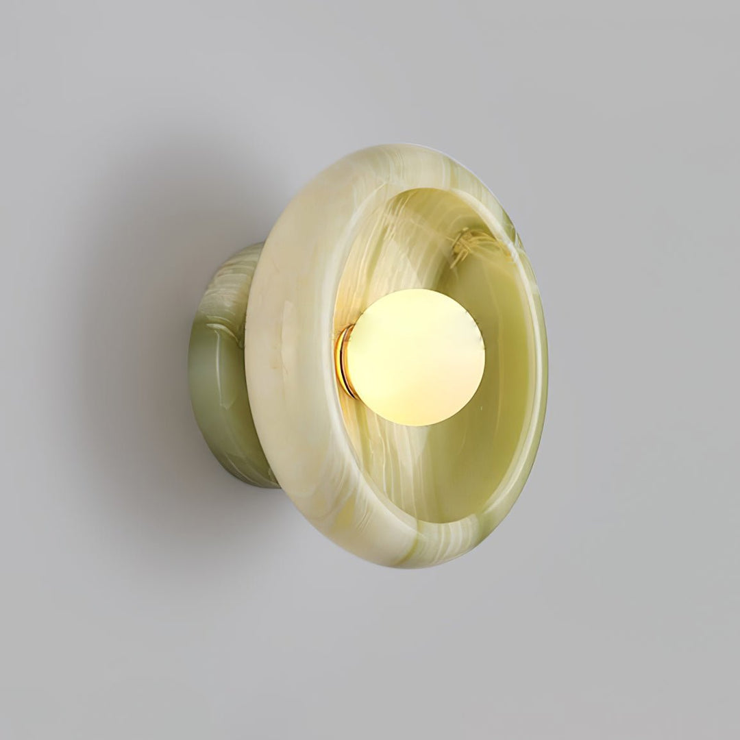 Templo Alabaster Jade Wall Sconce