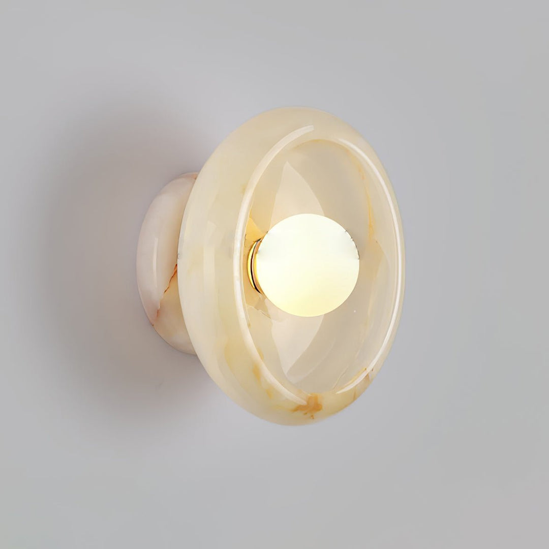 Templo Alabaster Jade Wall Sconce