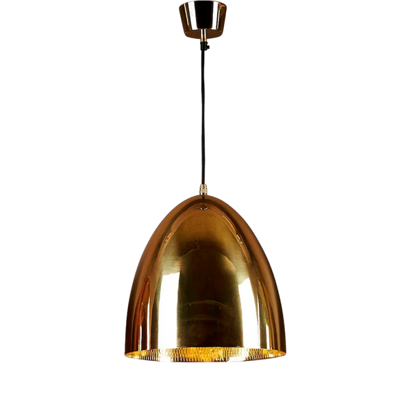 Egg Ceiling Pendant Brass (SKU ELAWEGGBRA)