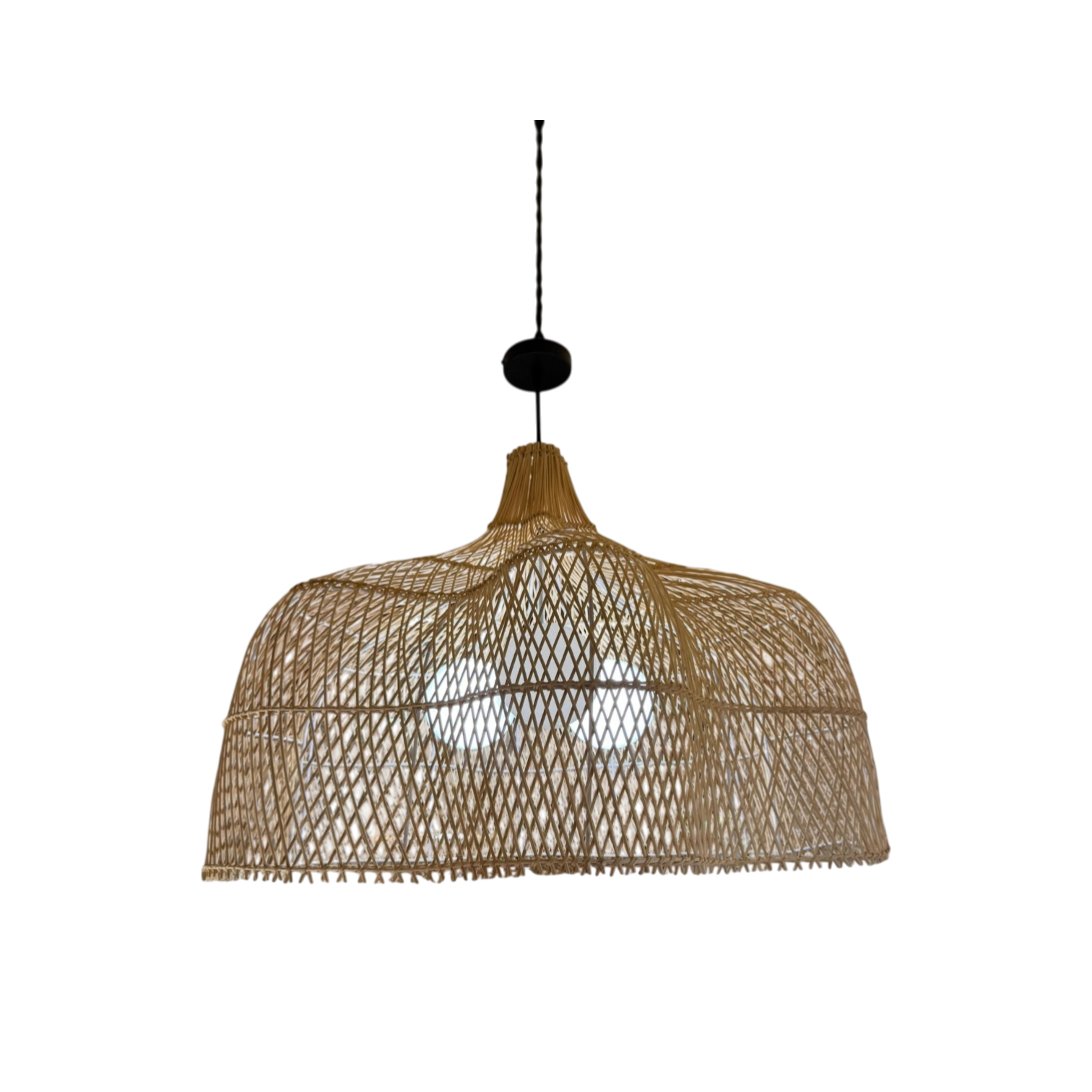 Elani Rattan Hanging Lamp