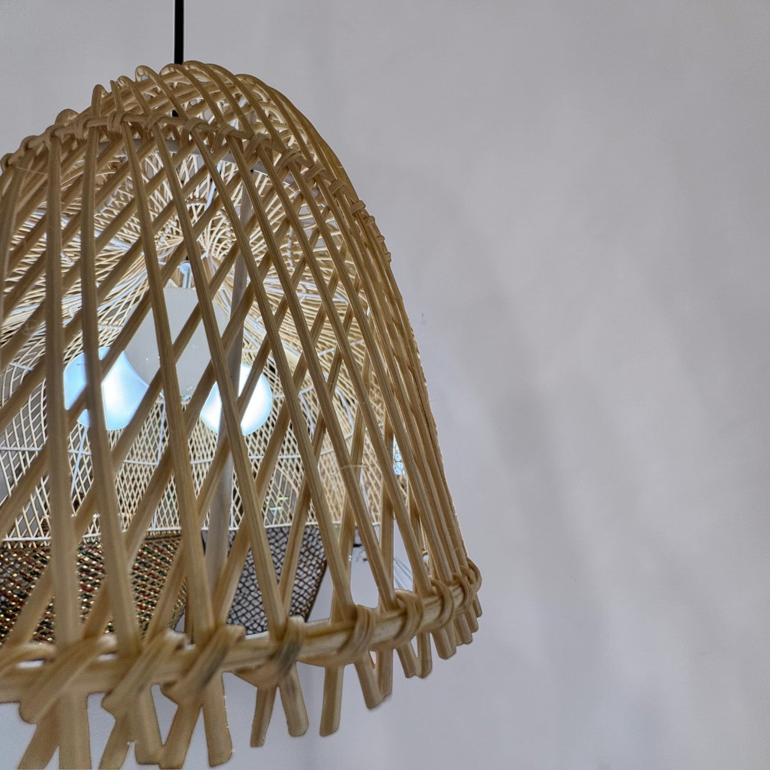 Elani Rattan Hanging Lamp