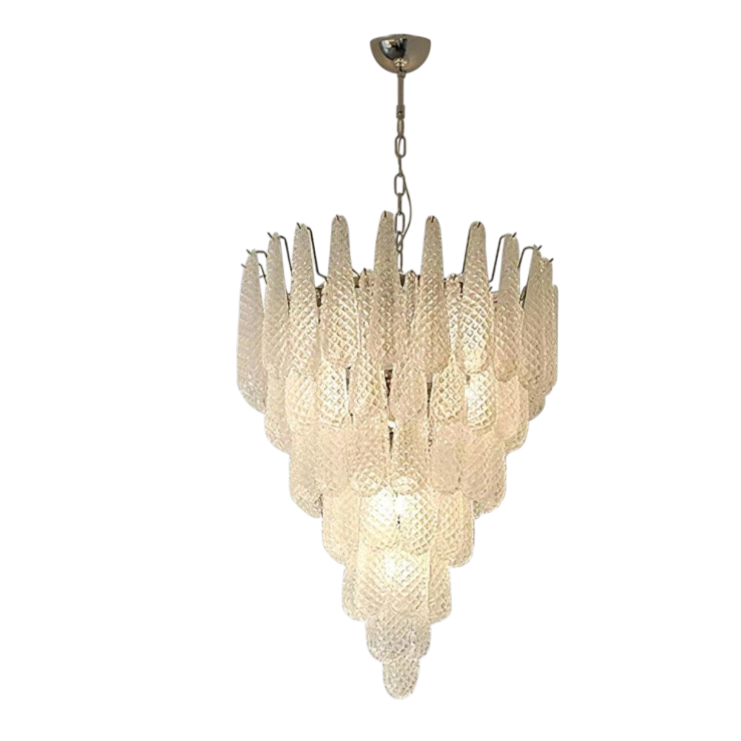 Eleanora Murano Waterfall Chandelier - 7 layer