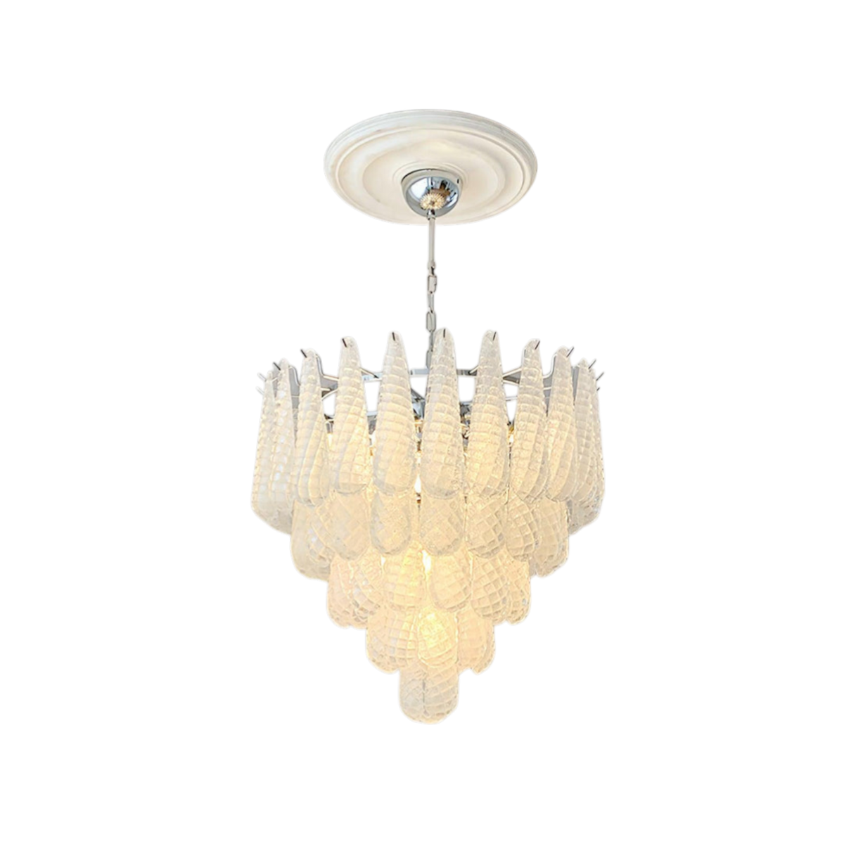 Eleanora Murano Waterfall Chandelier - 5 layer