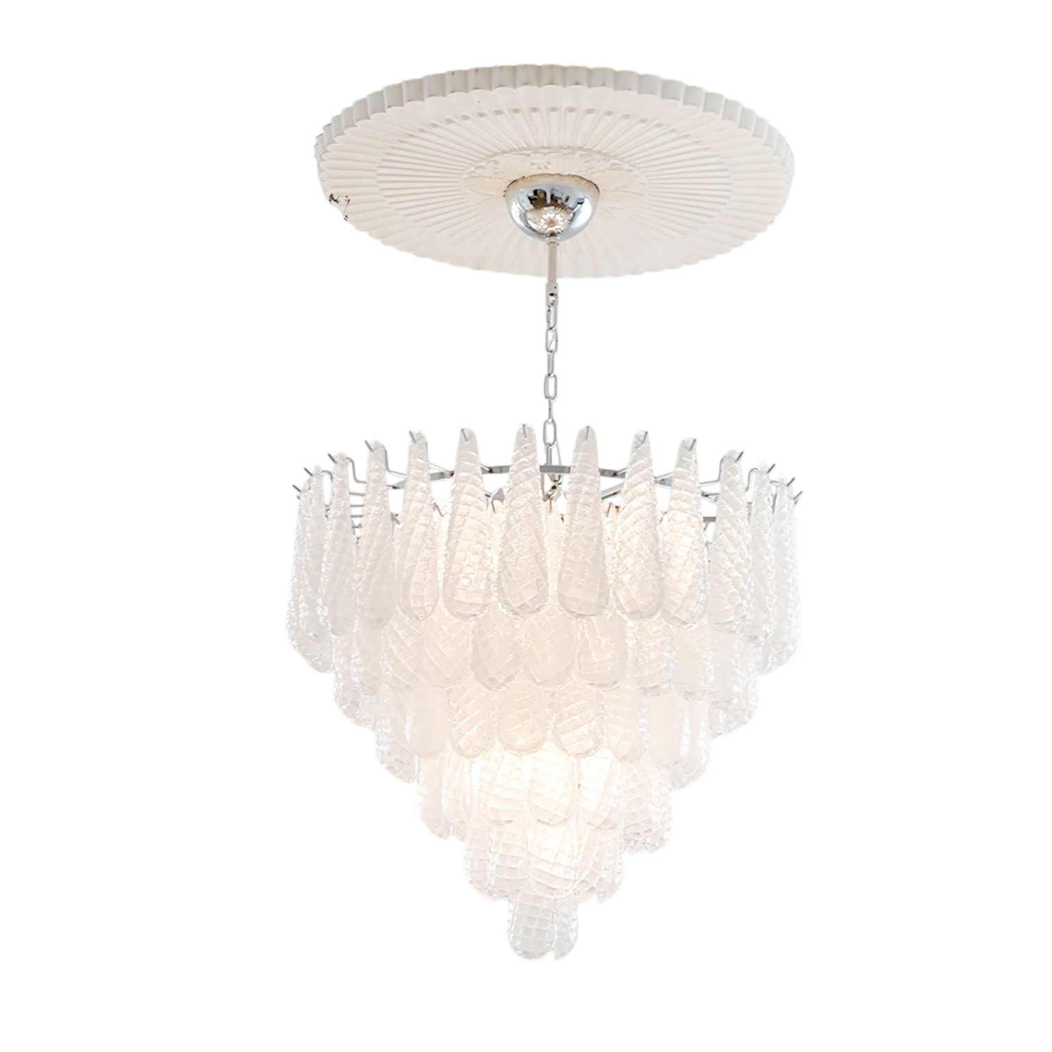 Eleanora Murano Waterfall Chandelier - 6 layer