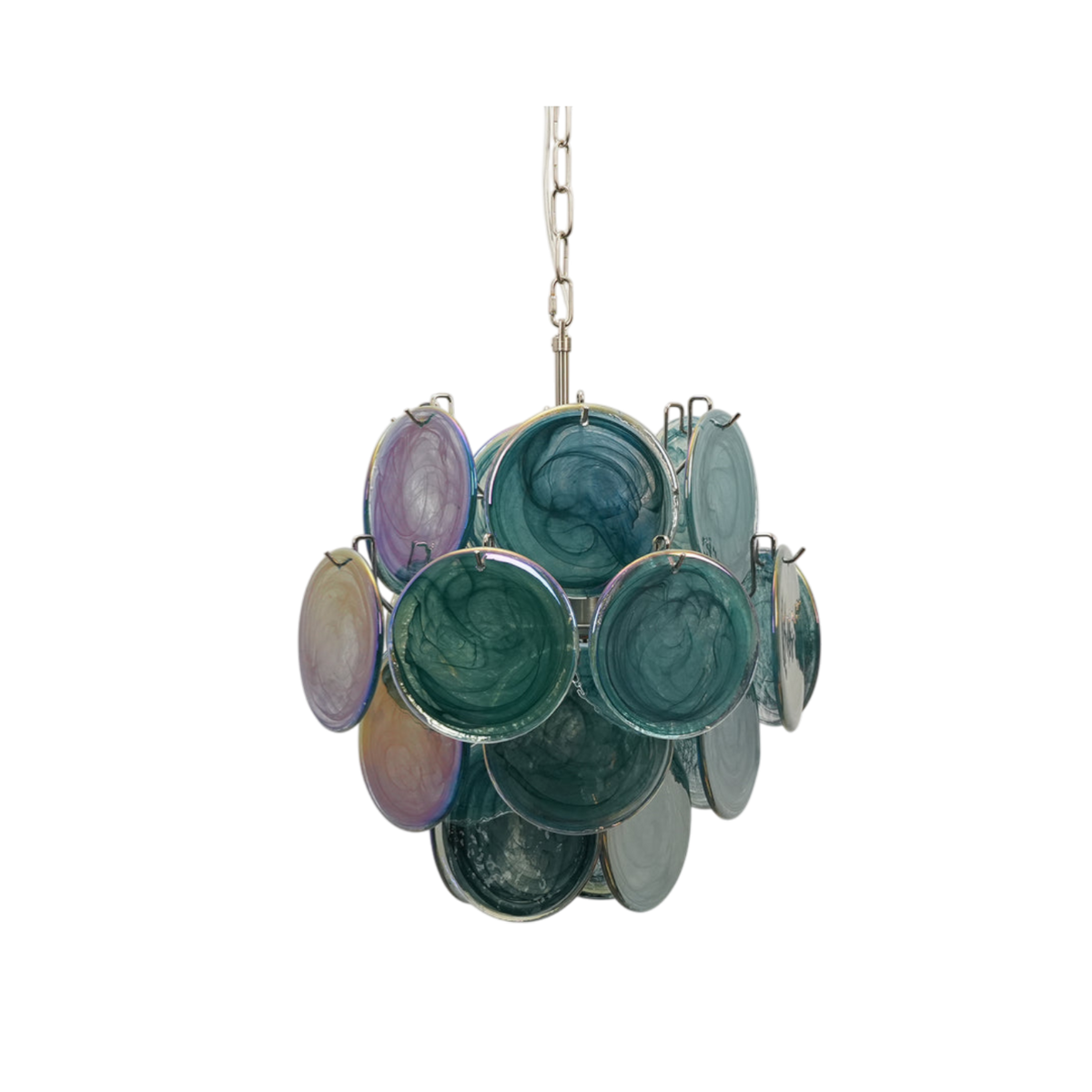 Lyla Jane Disc Murano Chandelier
