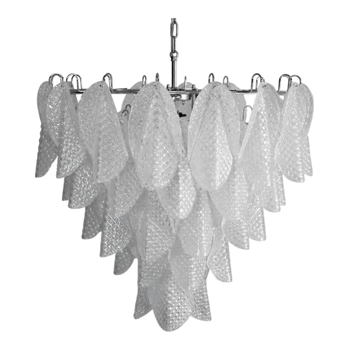 Eloisa Murano Glass Teardrop Chandelier
