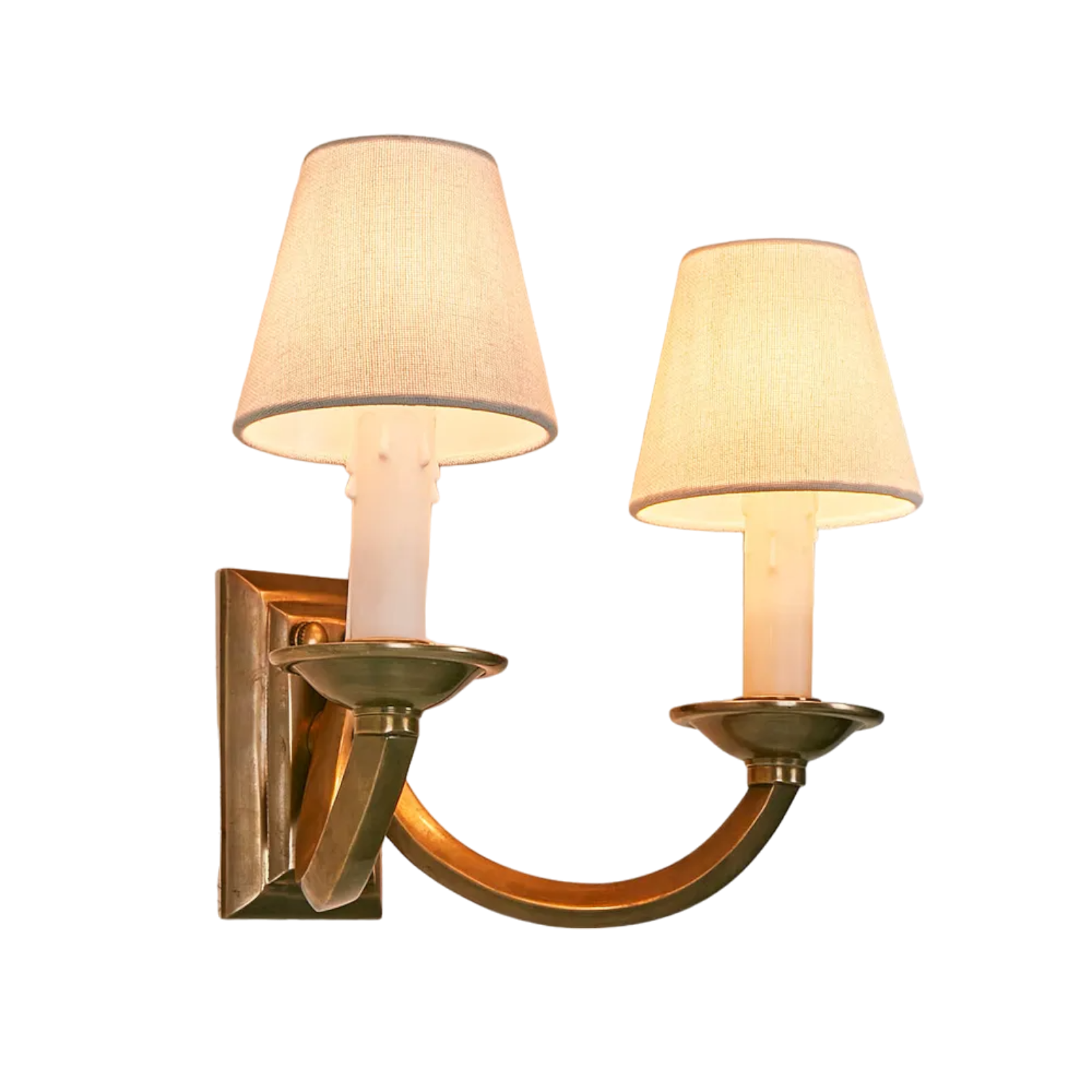 Elysee Wall Light Base Antique Brass