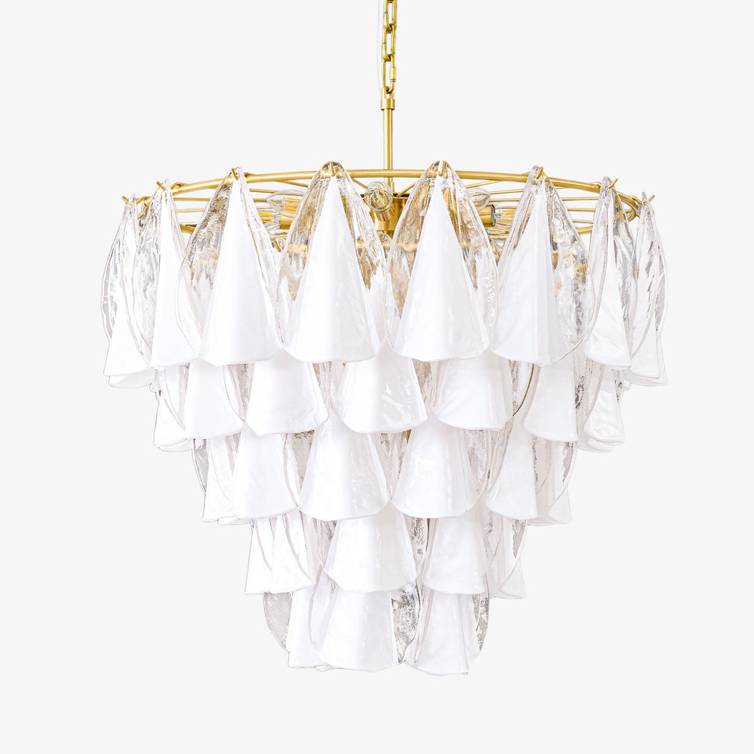 Gabriela White Murano Chandelier