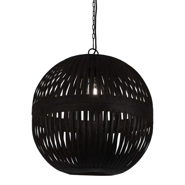 Esch Ball Ceiling Pendant Black (SKU ZAF5238BLK)