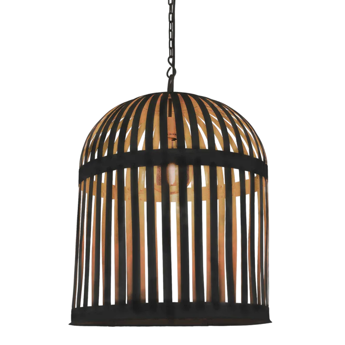 Esch Cage Ceiling Pendant Black