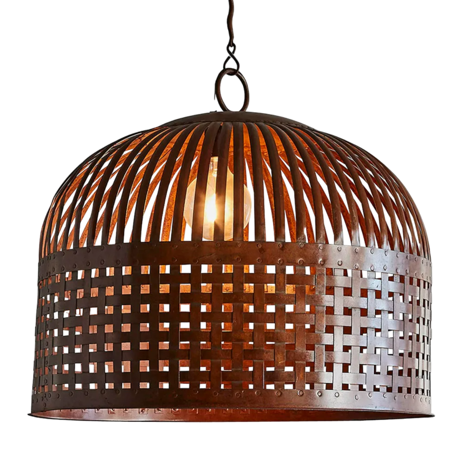 Esch Ceiling Pendant Large Rust ZAF10108RU