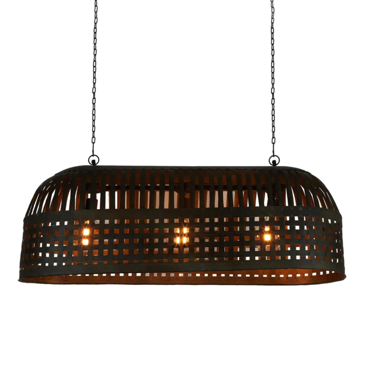 Esch Ceiling Pendant Long Antique Black ZAF12090