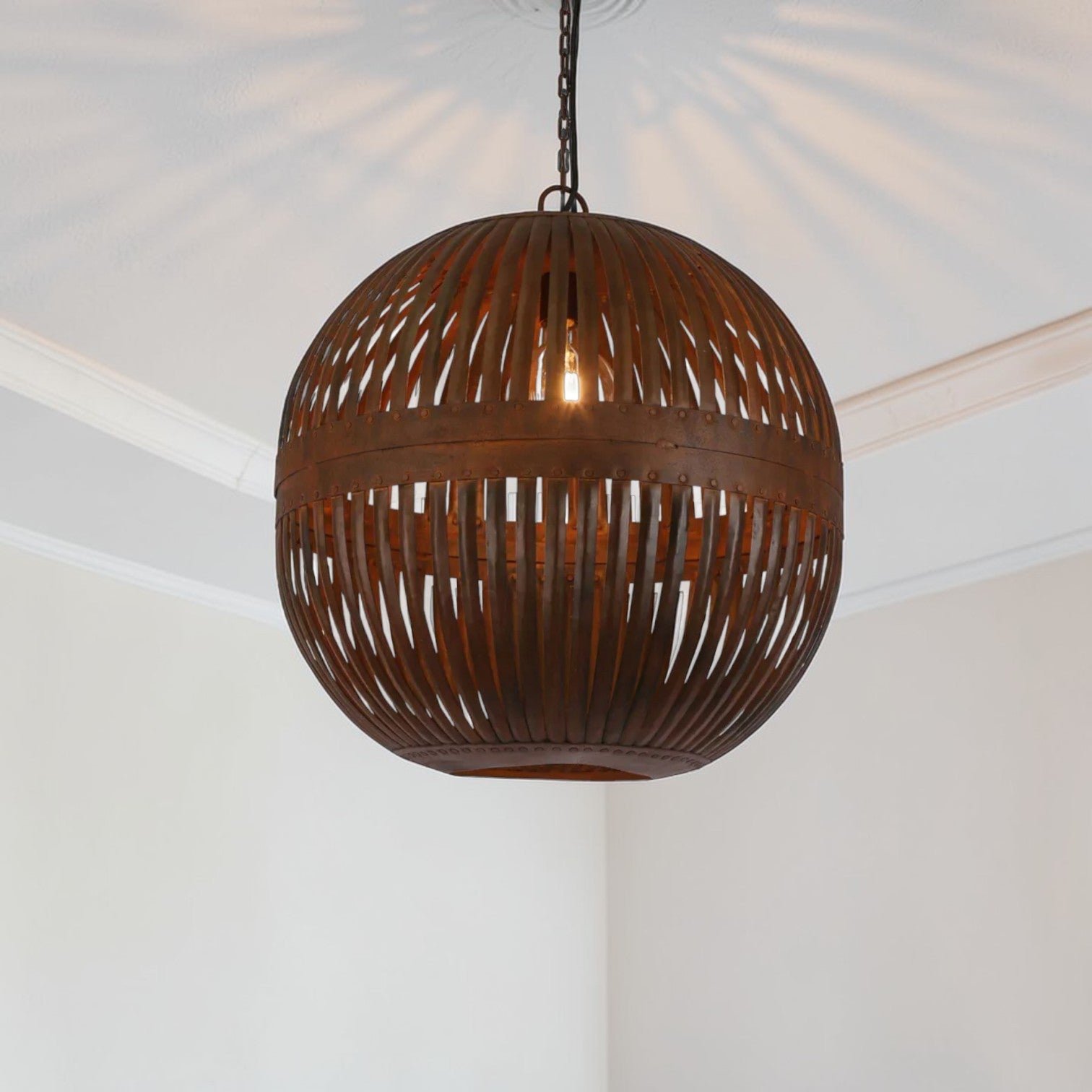 Esch Ball Ceiling Pendant Rust ZAF5238RU