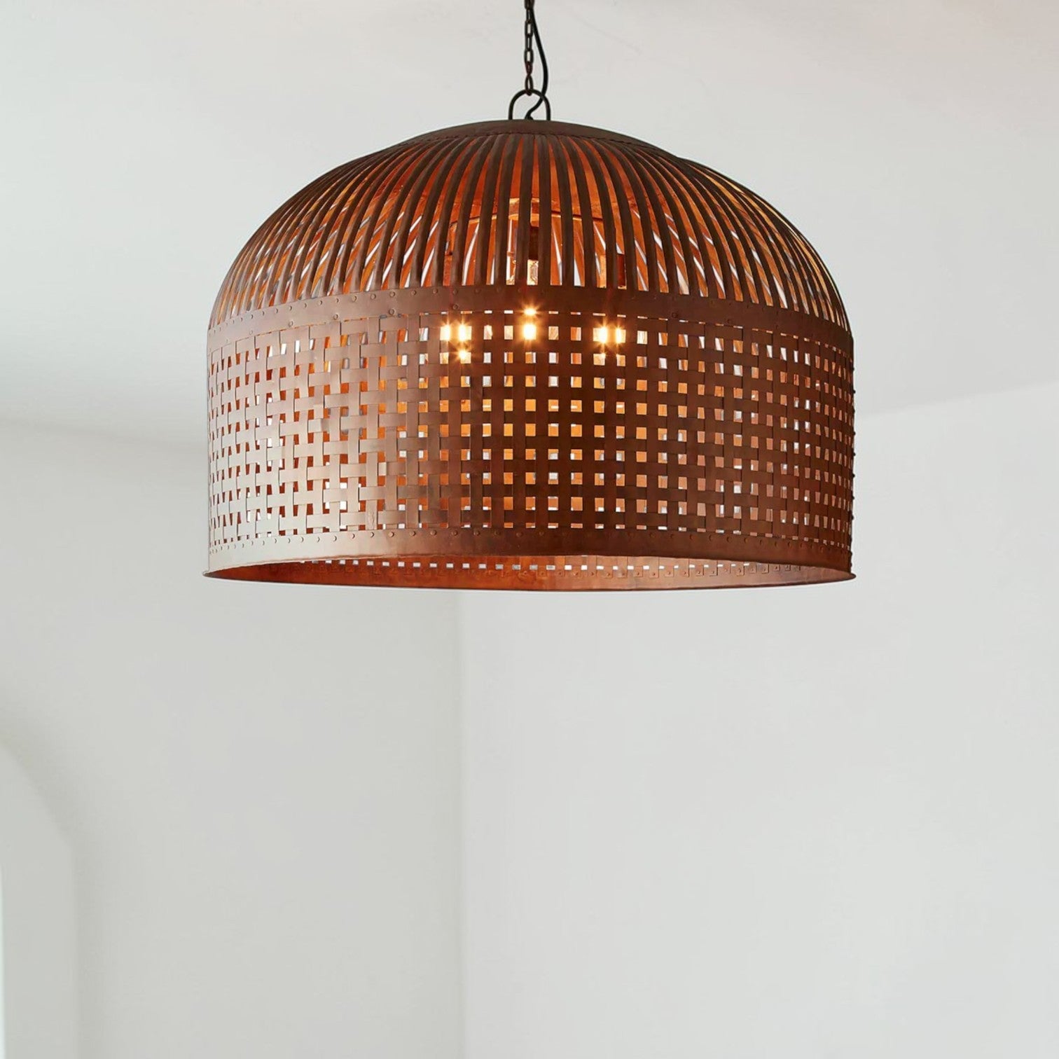 Esch Ceiling Pendant Extra Large Rust ZAF10405