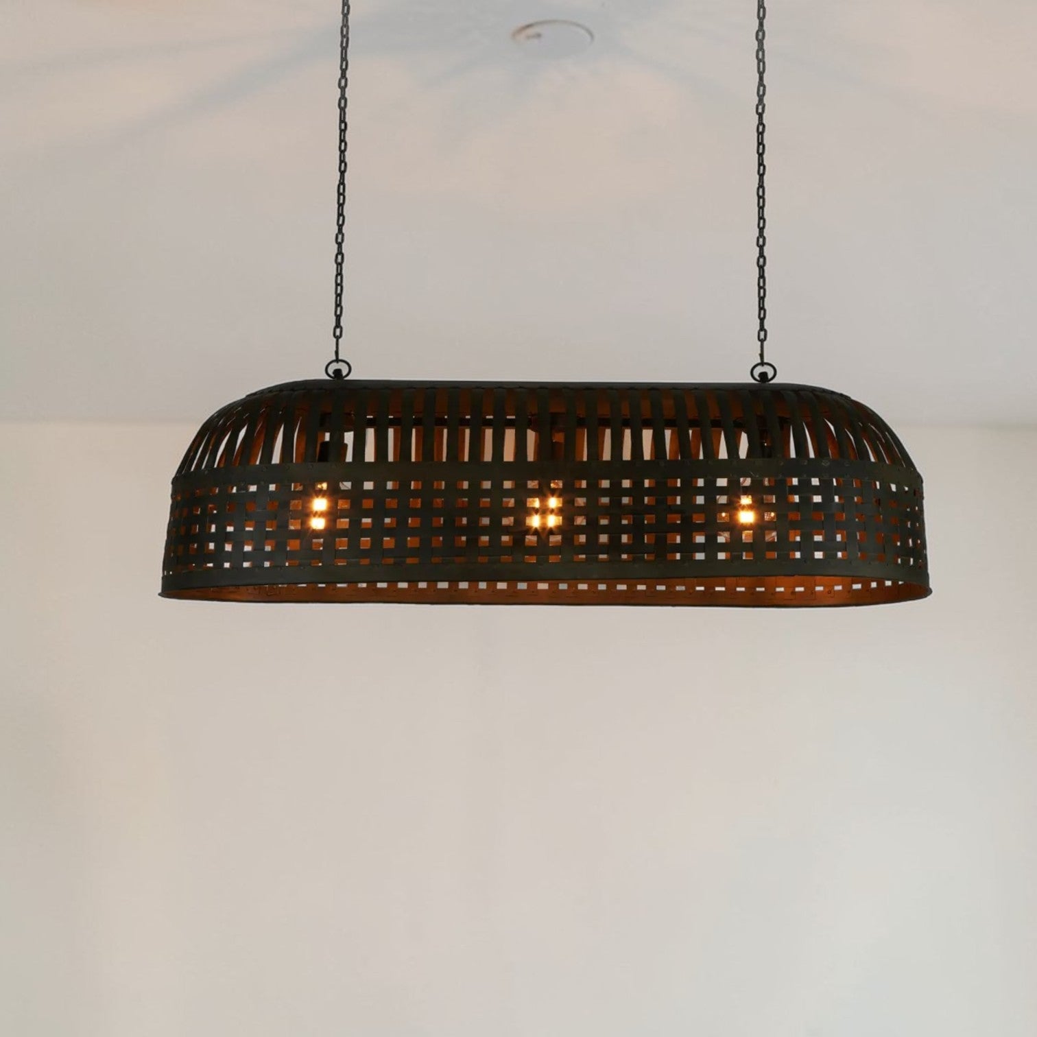Esch Ceiling Pendant Extra Long Antique Black ZAF12093