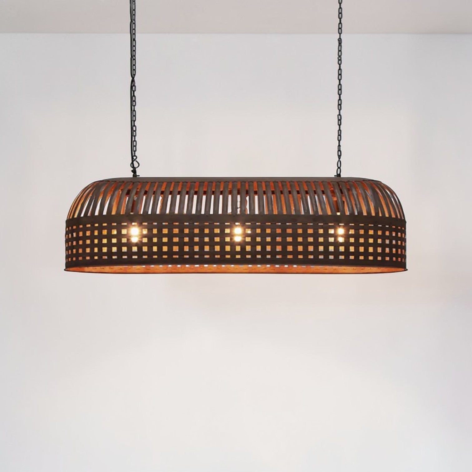 Esch Ceiling Pendant Extra Long Rust ZAF12091