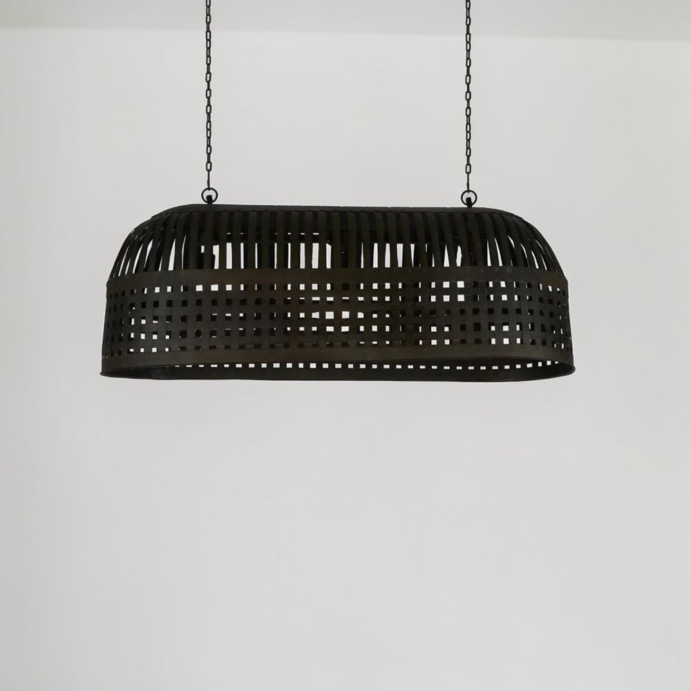 Esch Ceiling Pendant Long Antique Black ZAF12090
