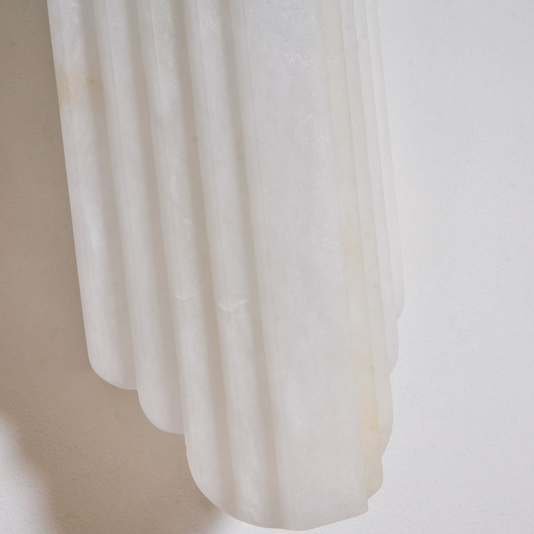 Calma Alabaster Wall Sconce - Short