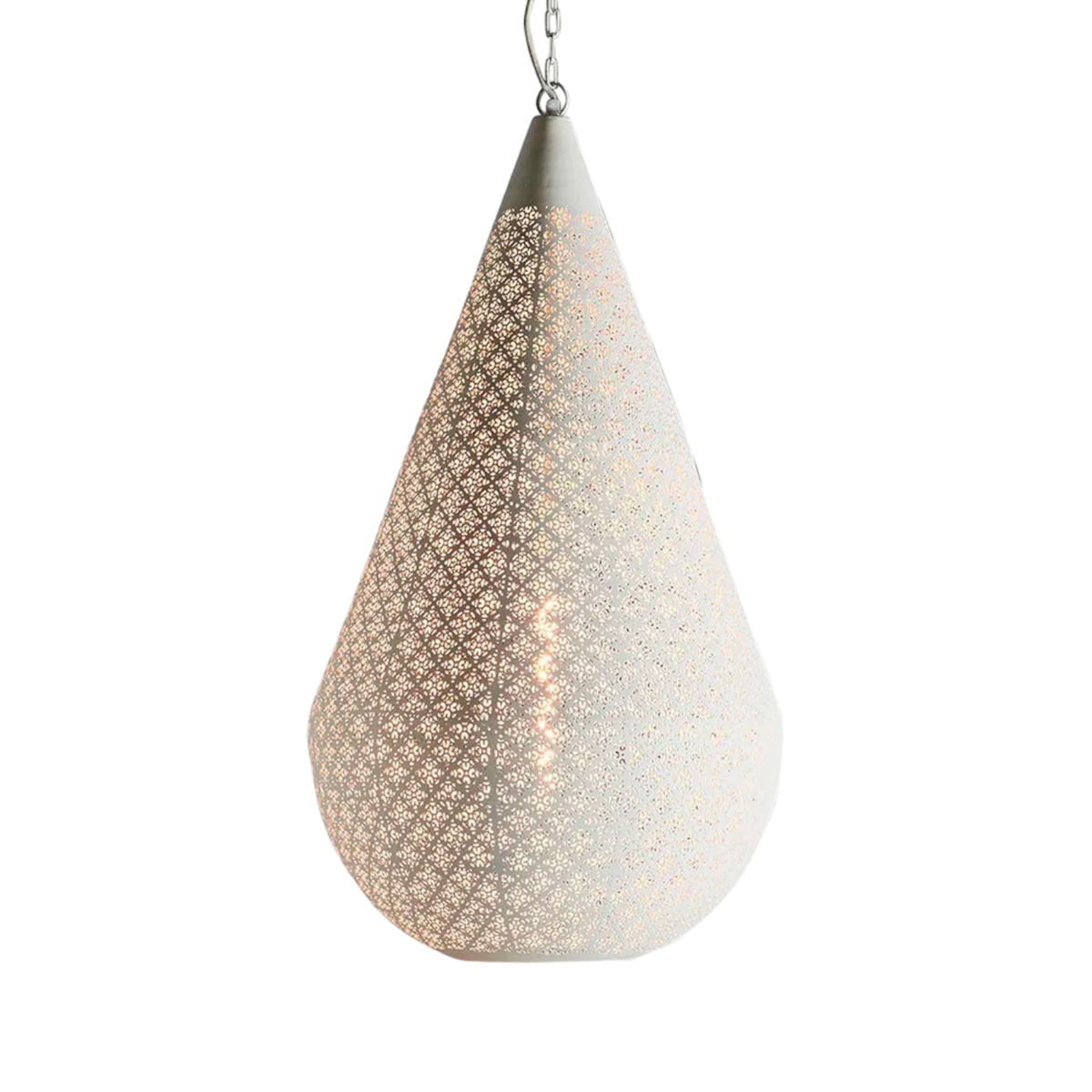 Europa Ceiling Pendant Large White ZAF11099