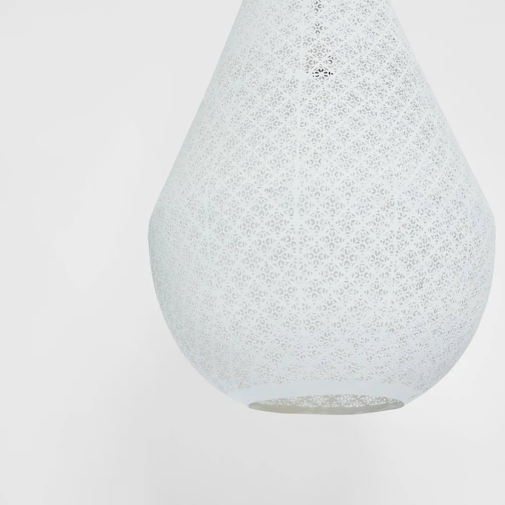 Europa Ceiling Pendant Large White ZAF11099